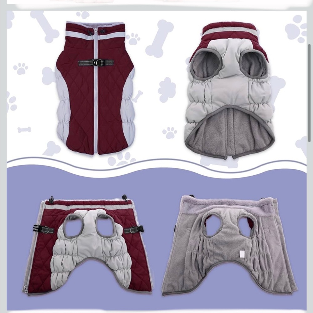 Warm Dog Winter Coat, size Medium, NWOT. - Picture 9 of 10